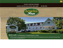 Tablet Screenshot of acadiainn.com